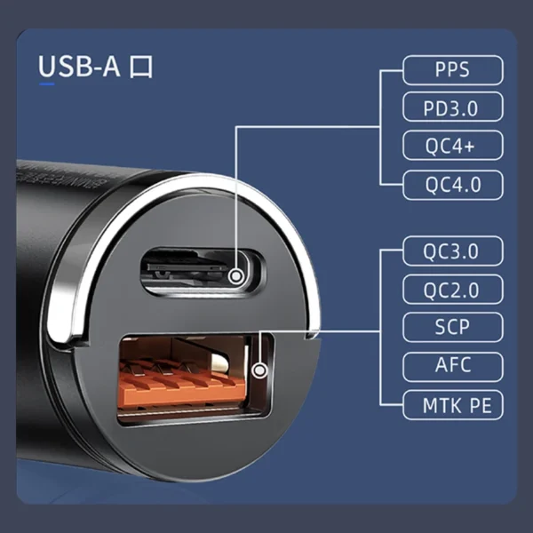 Mini Car Charger Lighter Fast Charging for iPhone - Image 6