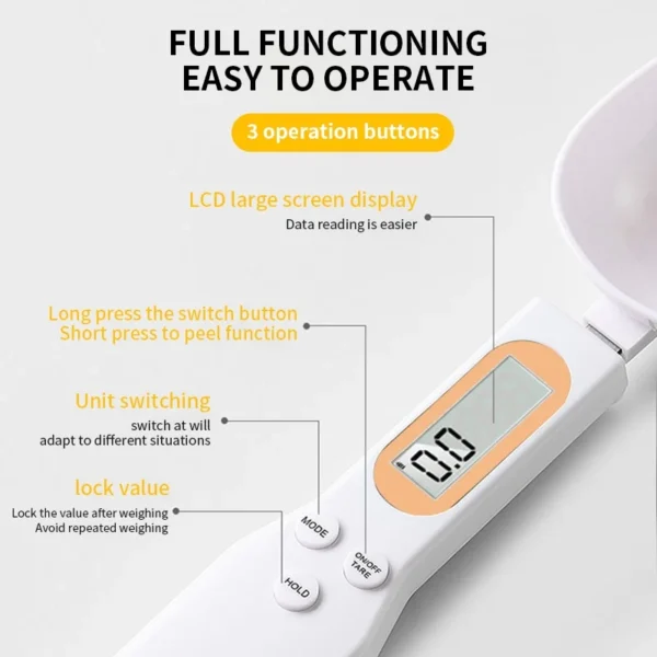 Electronic Kitchen Scale 500g - Image 2