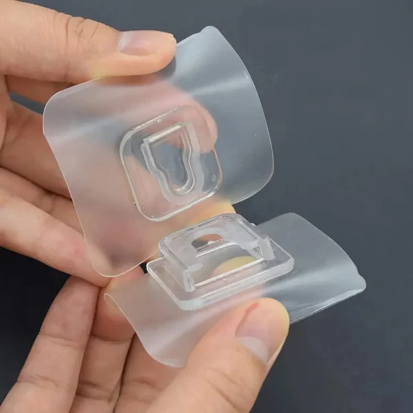 Double-Sided Hooks Strong Adhesive Transparent - Image 2