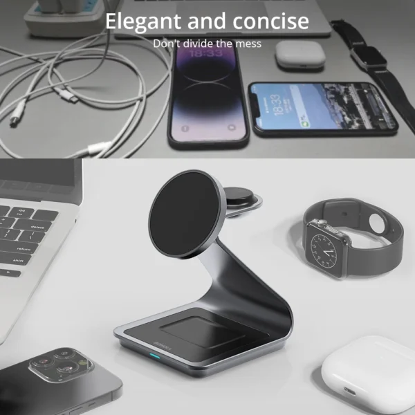 Bonola Magnetic 3 in 1 Wireless Charger for iPhone - Image 5