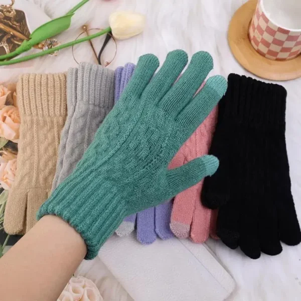 New Men's Warm Full Finger Gloves Winter - Image 6