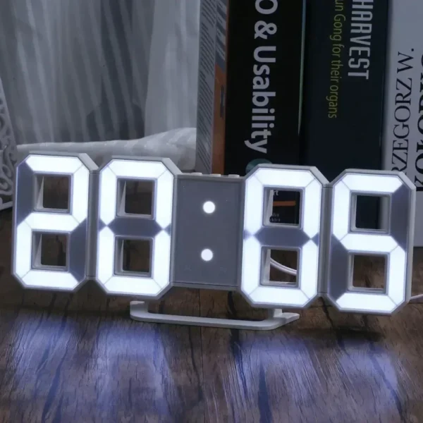 Clock 3D LED Digital Alarm