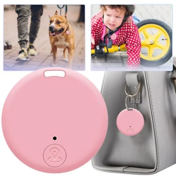 Mini GPS Locator  Wallet Keychain Smart Tag Bluetooth-Compatible Tracer Keychain Dog Pet Child Tracker - Image 3