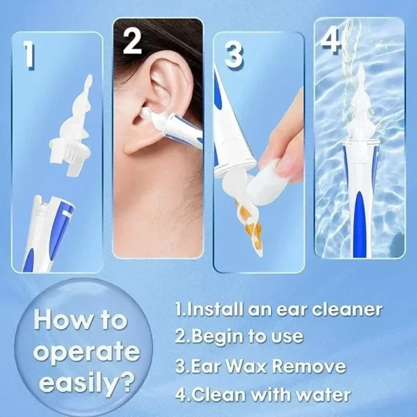 Ear Wax Remover Tool Ear Cleaner With Soft Silicone - Image 2