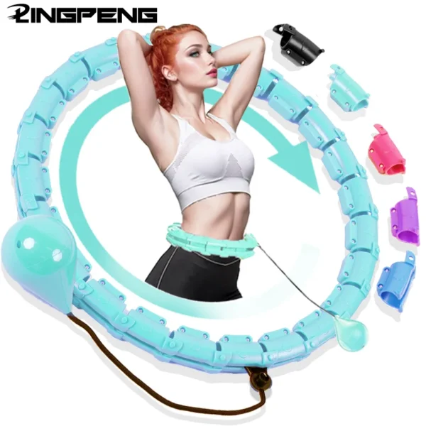 Fitness Hoop Weights to Exercise At Home Sports Entertainment